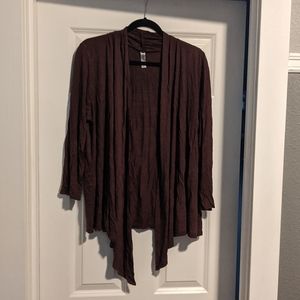 Open drape cardigan